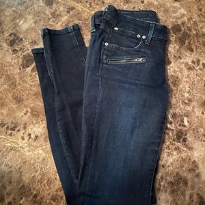 Aritzia Paradise Mine Zipper Skinny Jeans